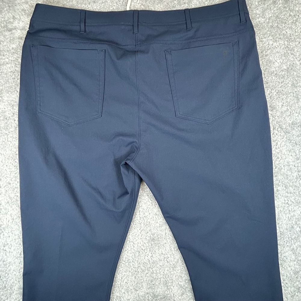 Public Rec All Day Pants Mens 42 34 Navy Blue Straight Leg Casual Golf Chinos - Picture 3 of 9